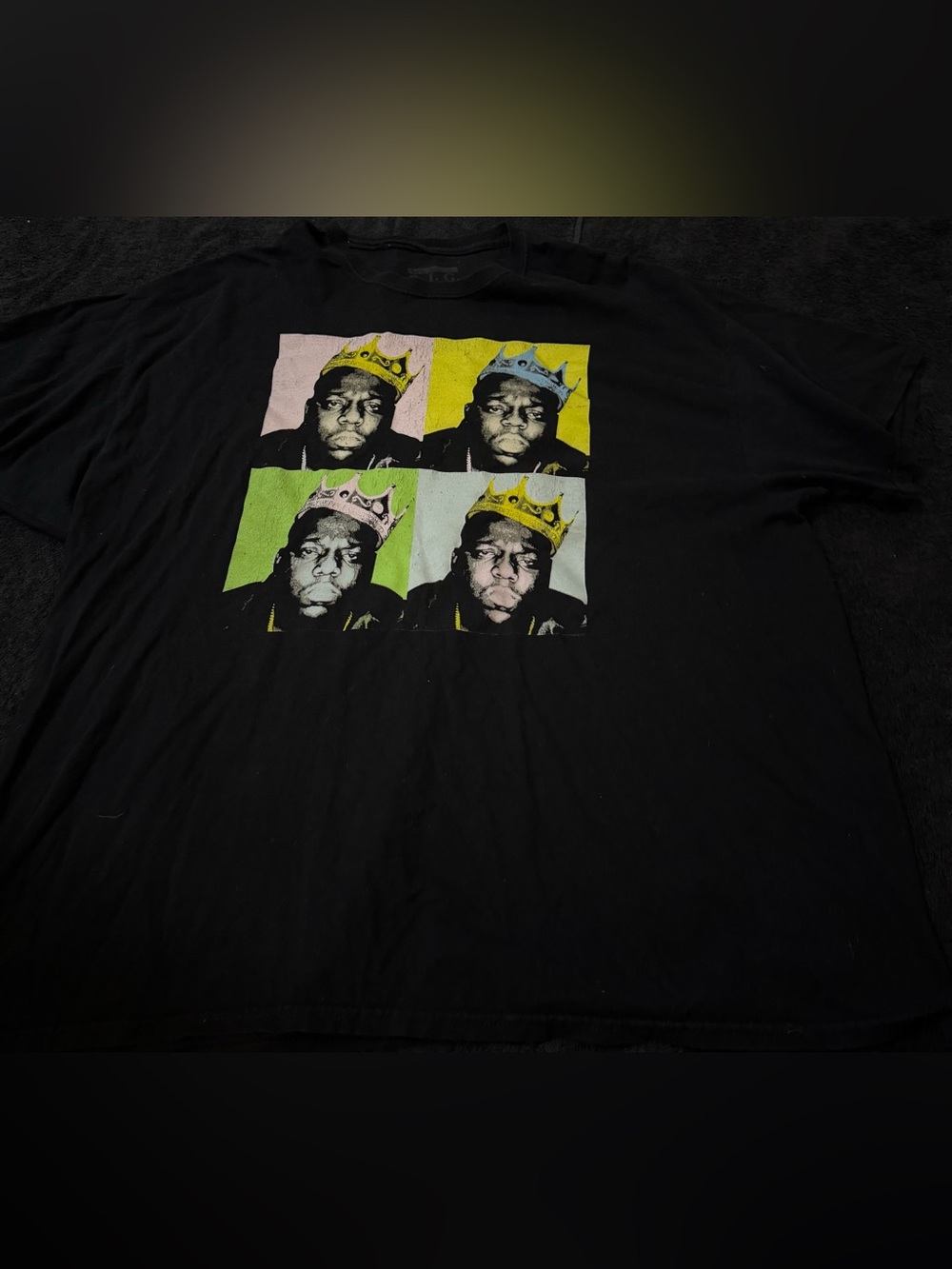 Black Graphic Pop-Art Crown Tee - Men